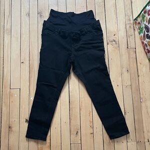 Old Navy Maternity Black Jeans 14 short